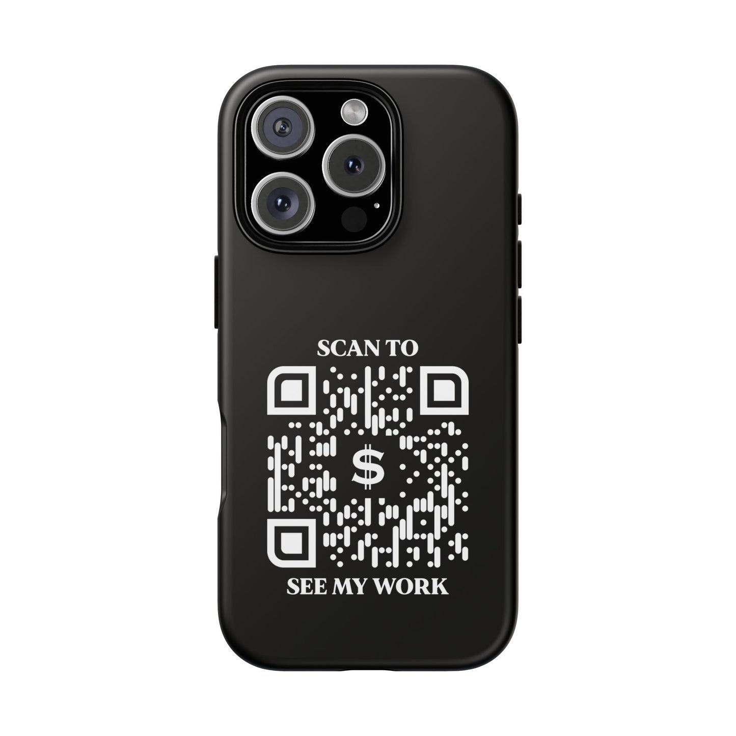 Business & Networking β Tough Case β Black β Scan to See My Work