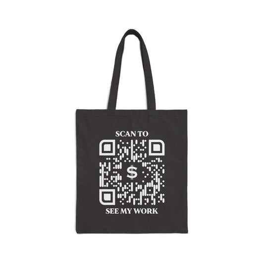 Business & Networking β Tote Bag β Scan to See My Work