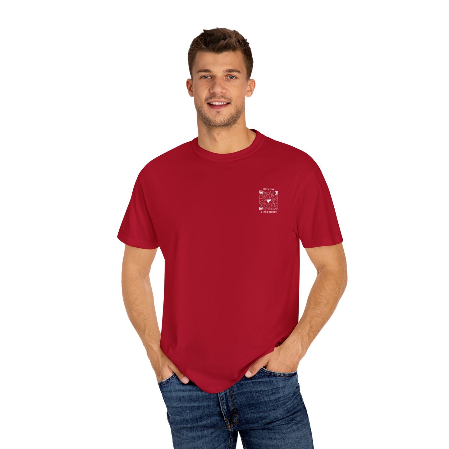 Love β T-shirt β Scan for a Love Quote