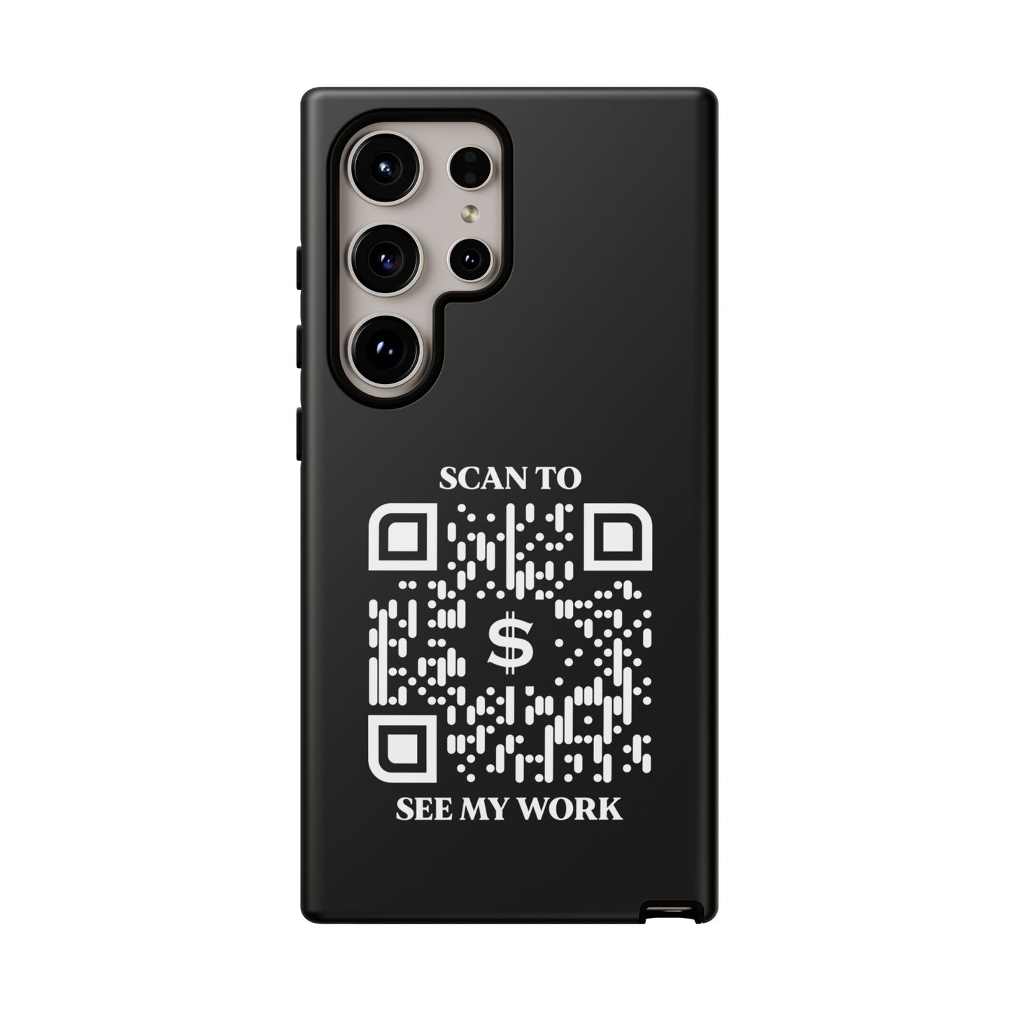 Business & Networking β Tough Case β Black β Scan to See My Work