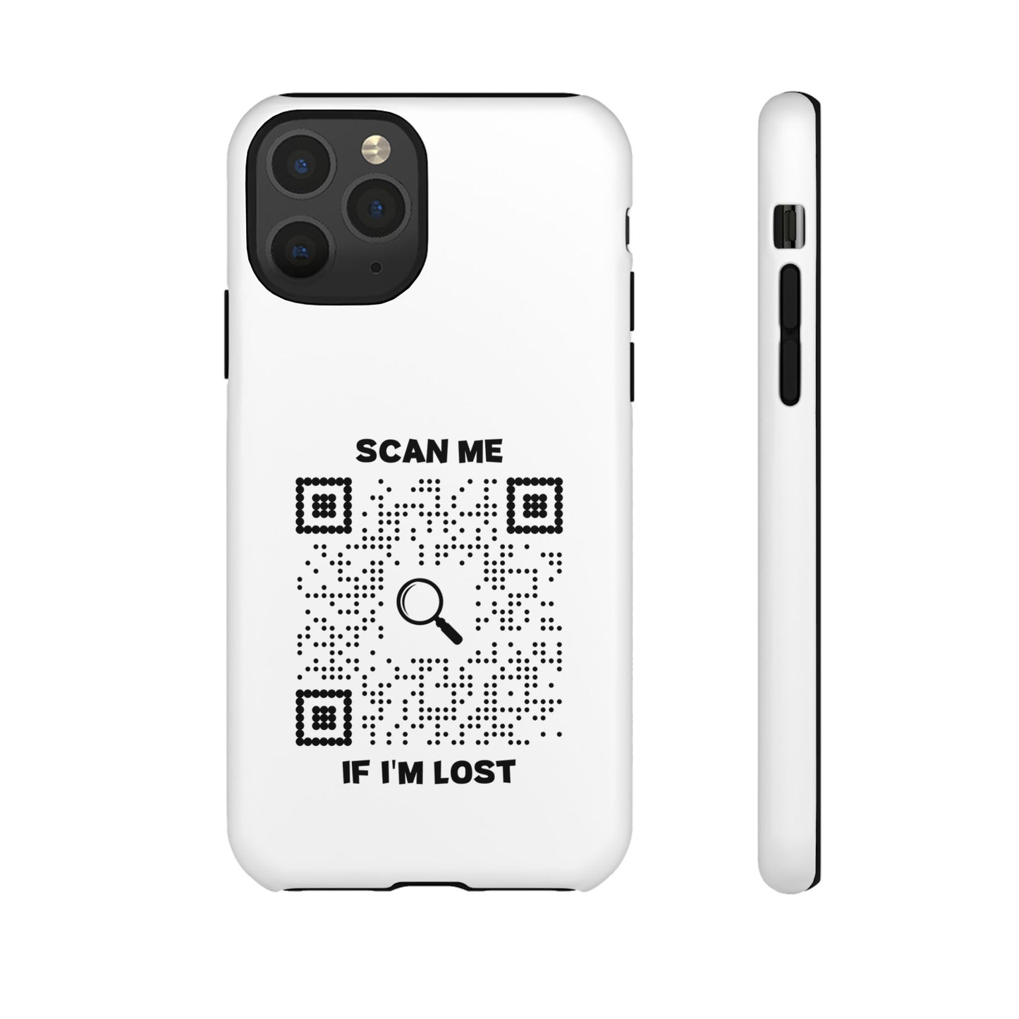 Lost & Found β Phone Case β White β Scan Me If I'm Lost