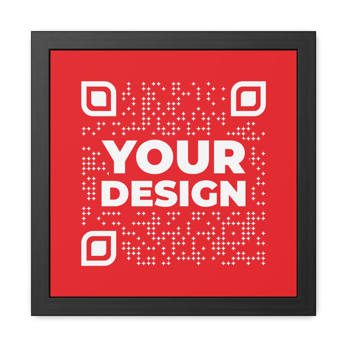 Framed Poster β Red
