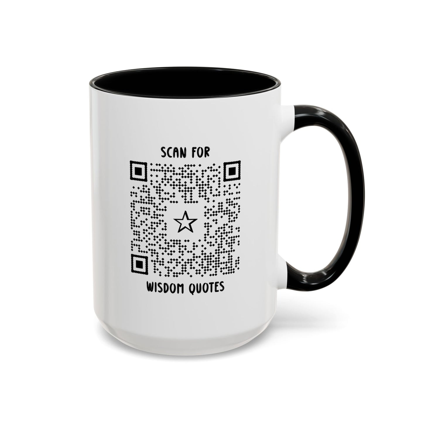 Inspiration β Mug β Black β Scan for Wisdom Quotes