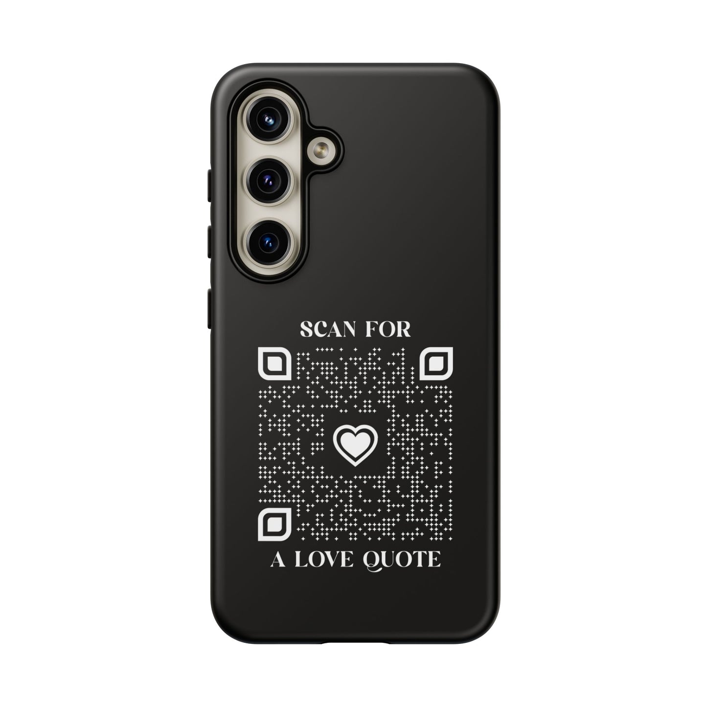 Love β Tough Case β Black β Scan for a Love Quote
