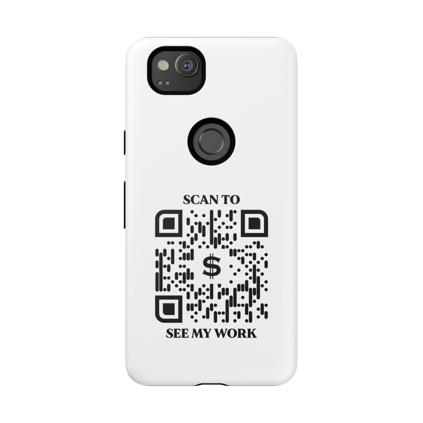 Business & Networking β Tough Case β White β Scan to See My Work
