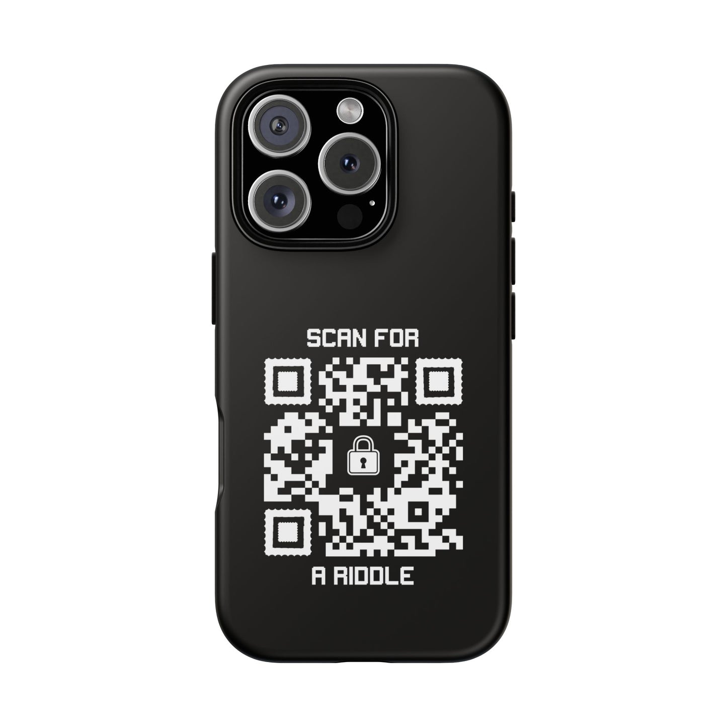 Hidden β Tough Case β Black β Scan for a Riddle