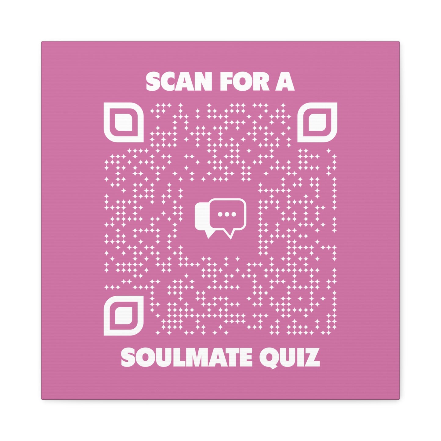 Dating โ Canvas โ Pink โ Scan for a Soulmate Quiz