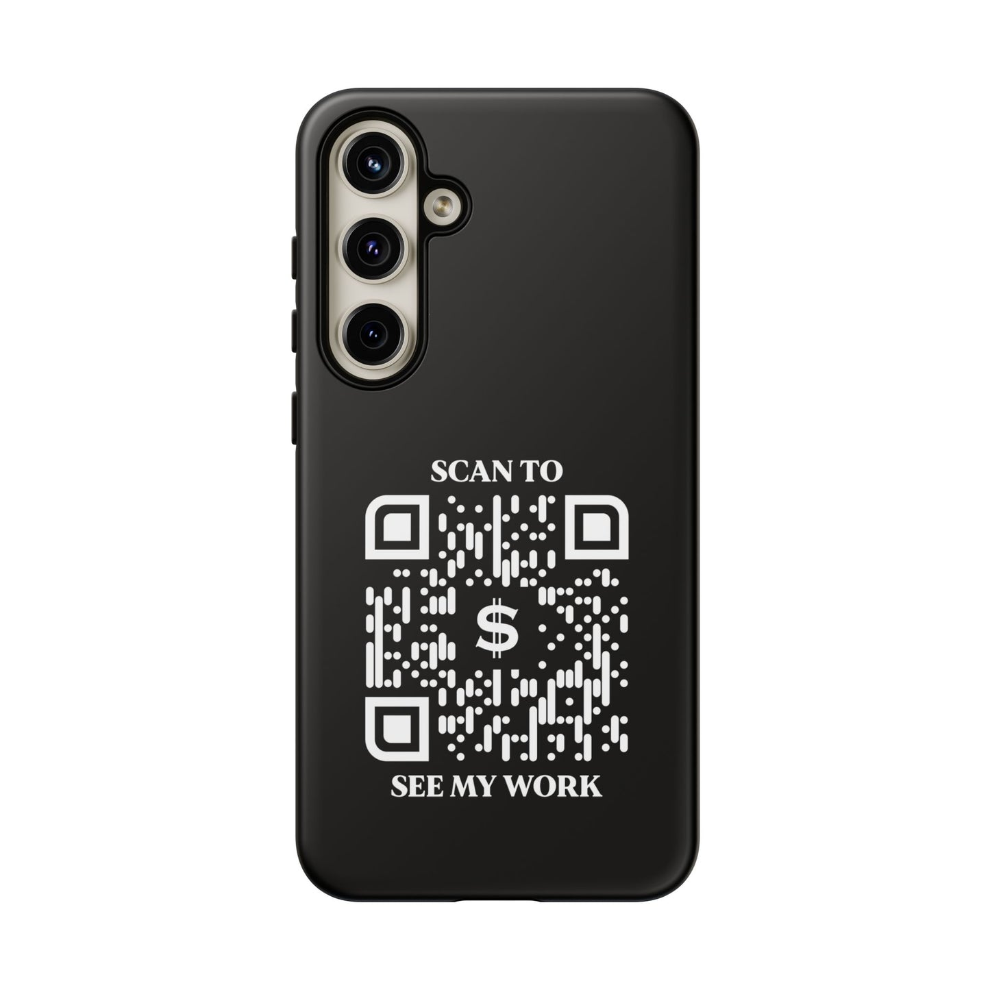 Business & Networking β Tough Case β Black β Scan to See My Work