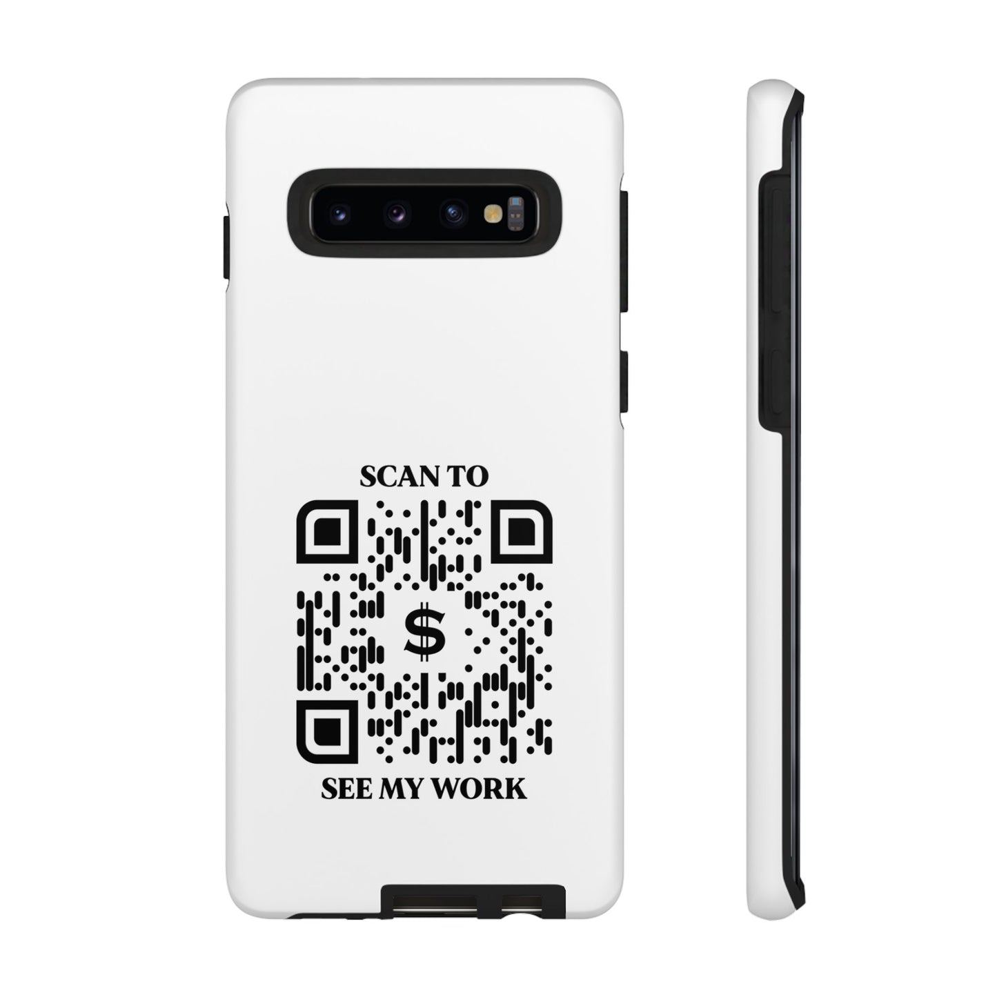 Business & Networking β Tough Case β White β Scan to See My Work