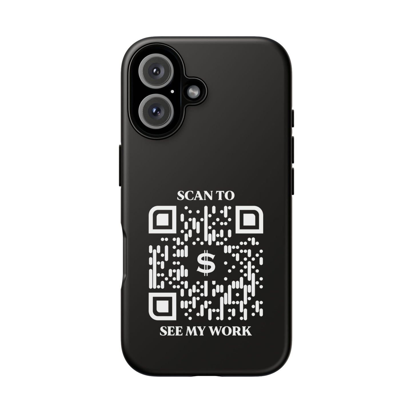 Business & Networking β Tough Case β Black β Scan to See My Work