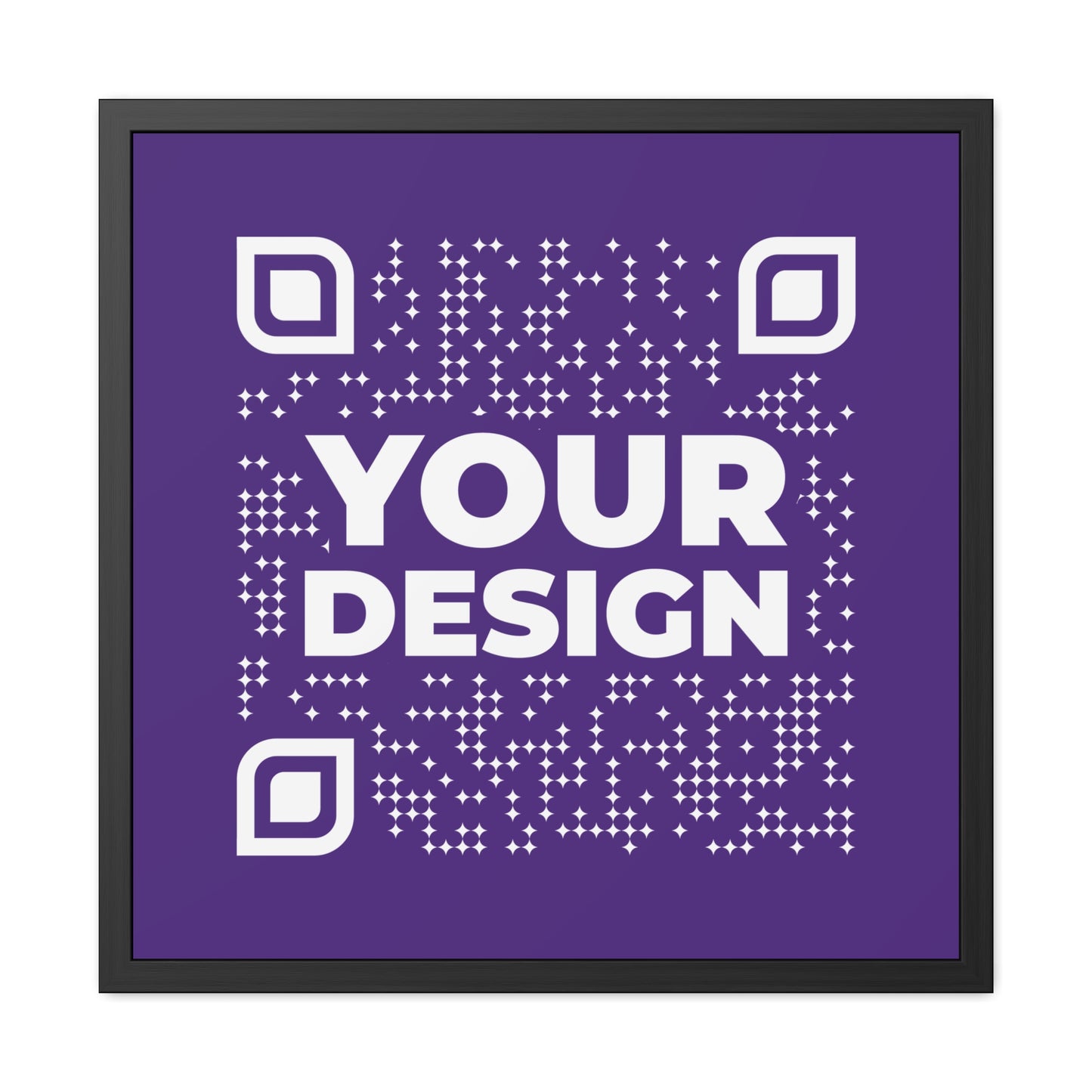 Framed Poster β Purple