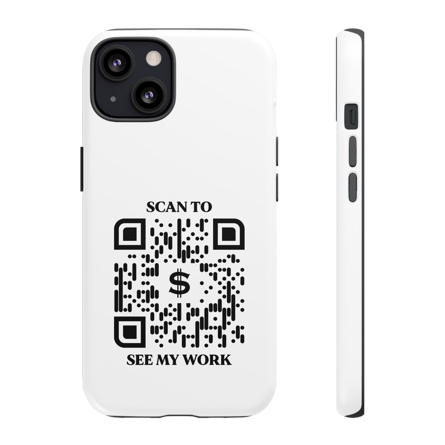 Business & Networking β Tough Case β White β Scan to See My Work