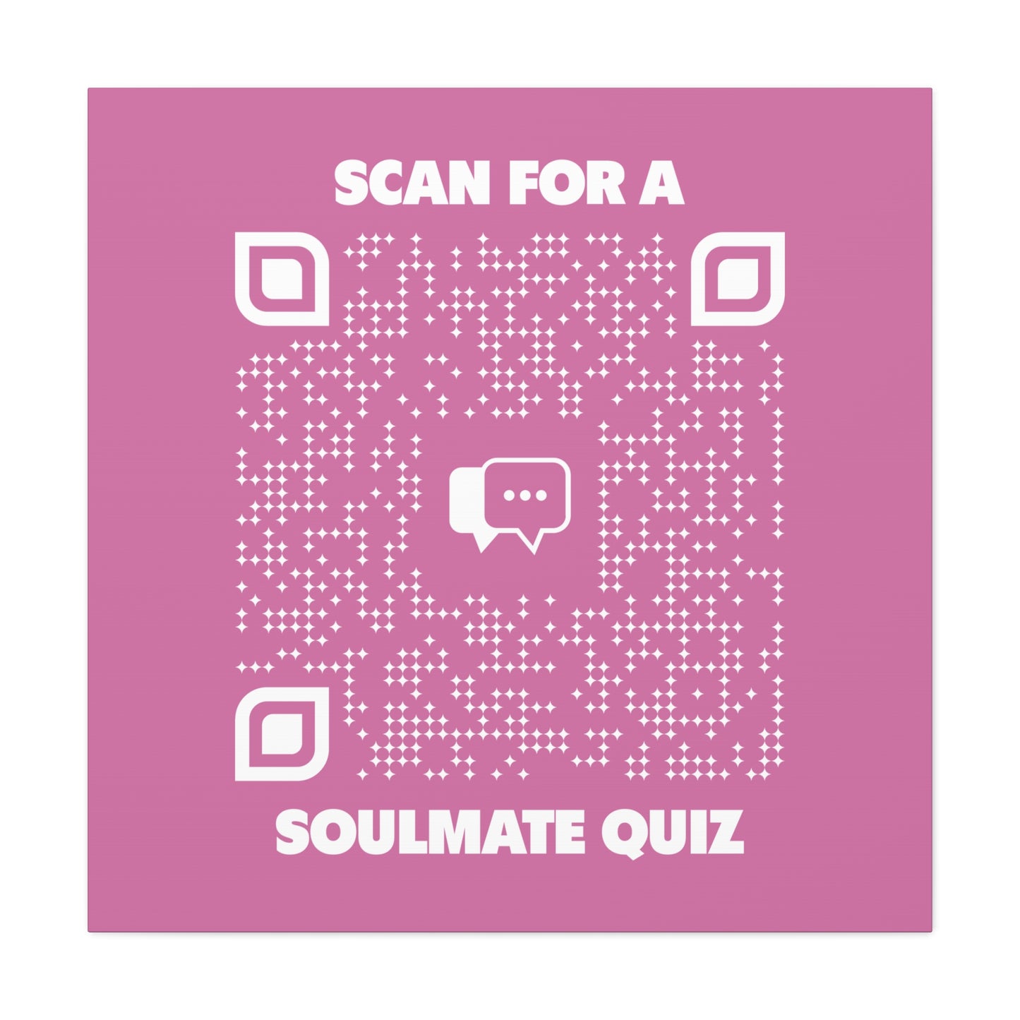 Dating โ Canvas โ Pink โ Scan for a Soulmate Quiz