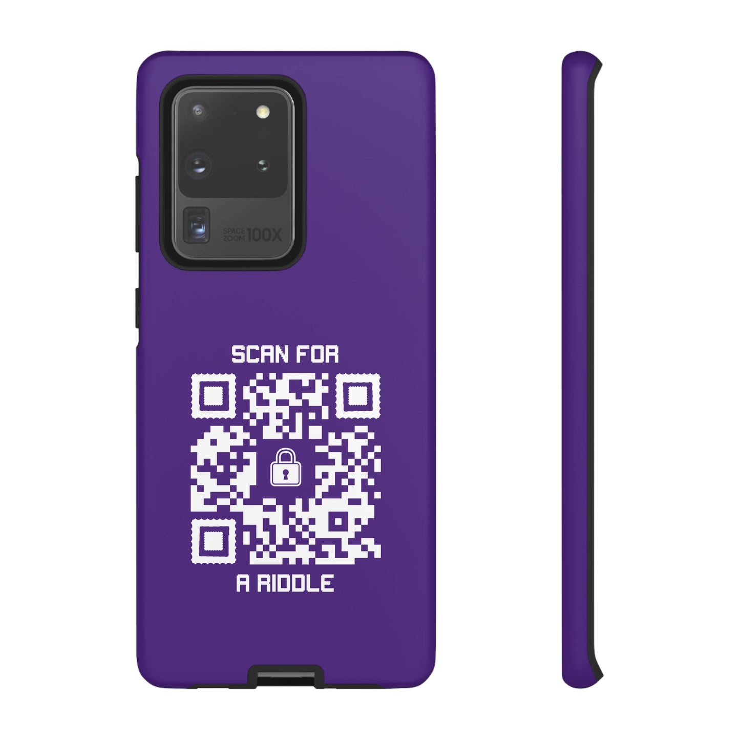 Hidden β Tough Case β Purple β Scan for a Riddle