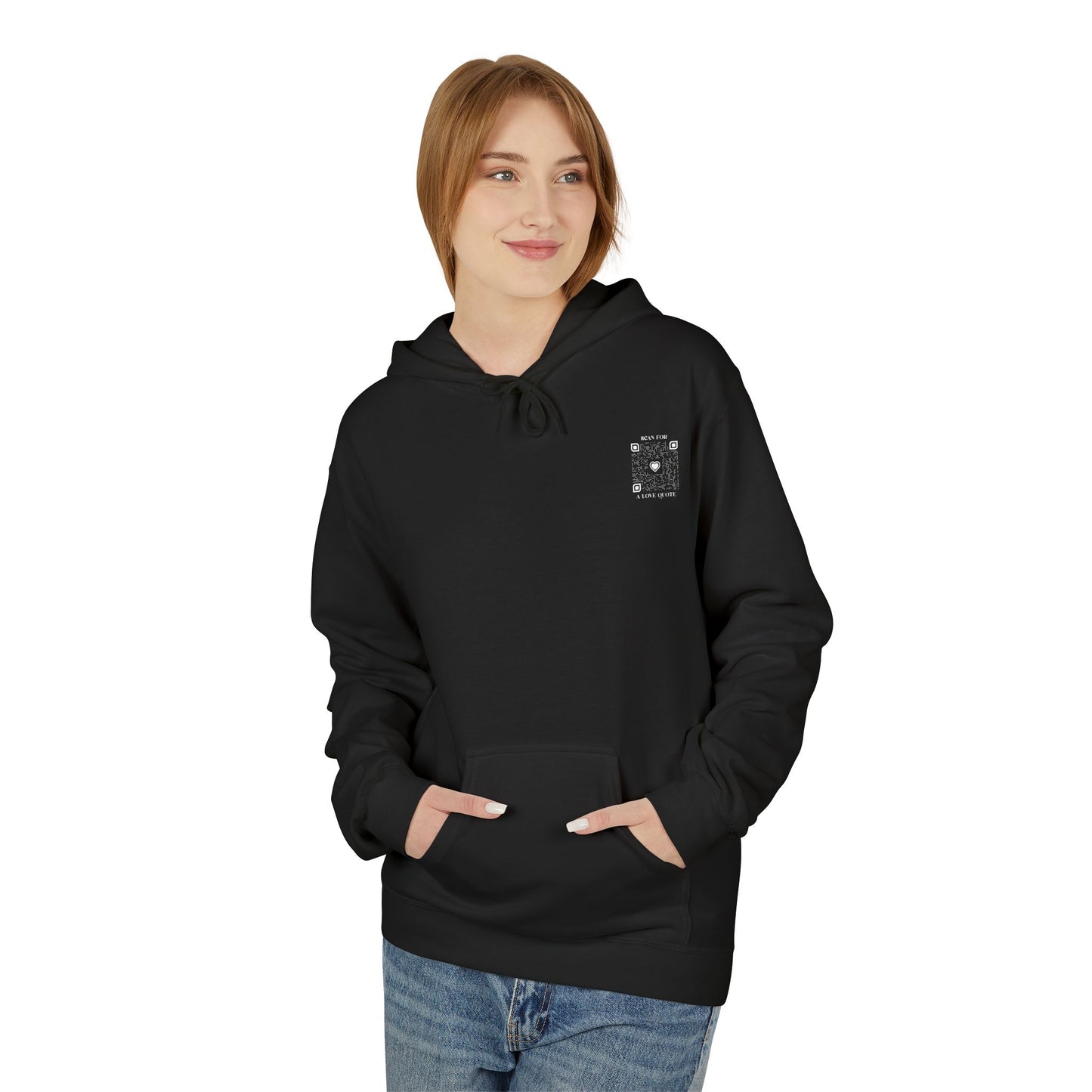 Love β Hoodie β Scan for a Love Quote