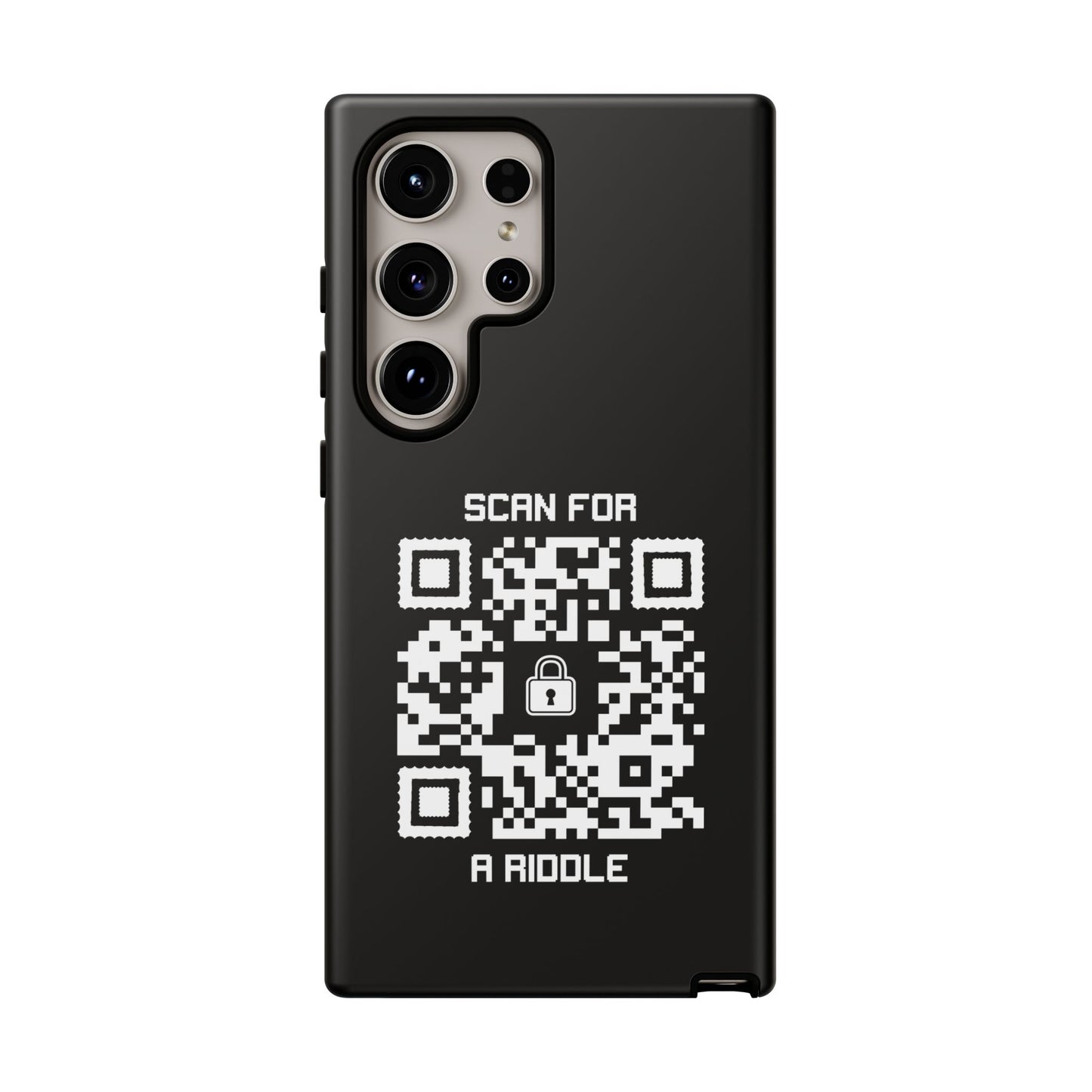 Hidden β Tough Case β Black β Scan for a Riddle
