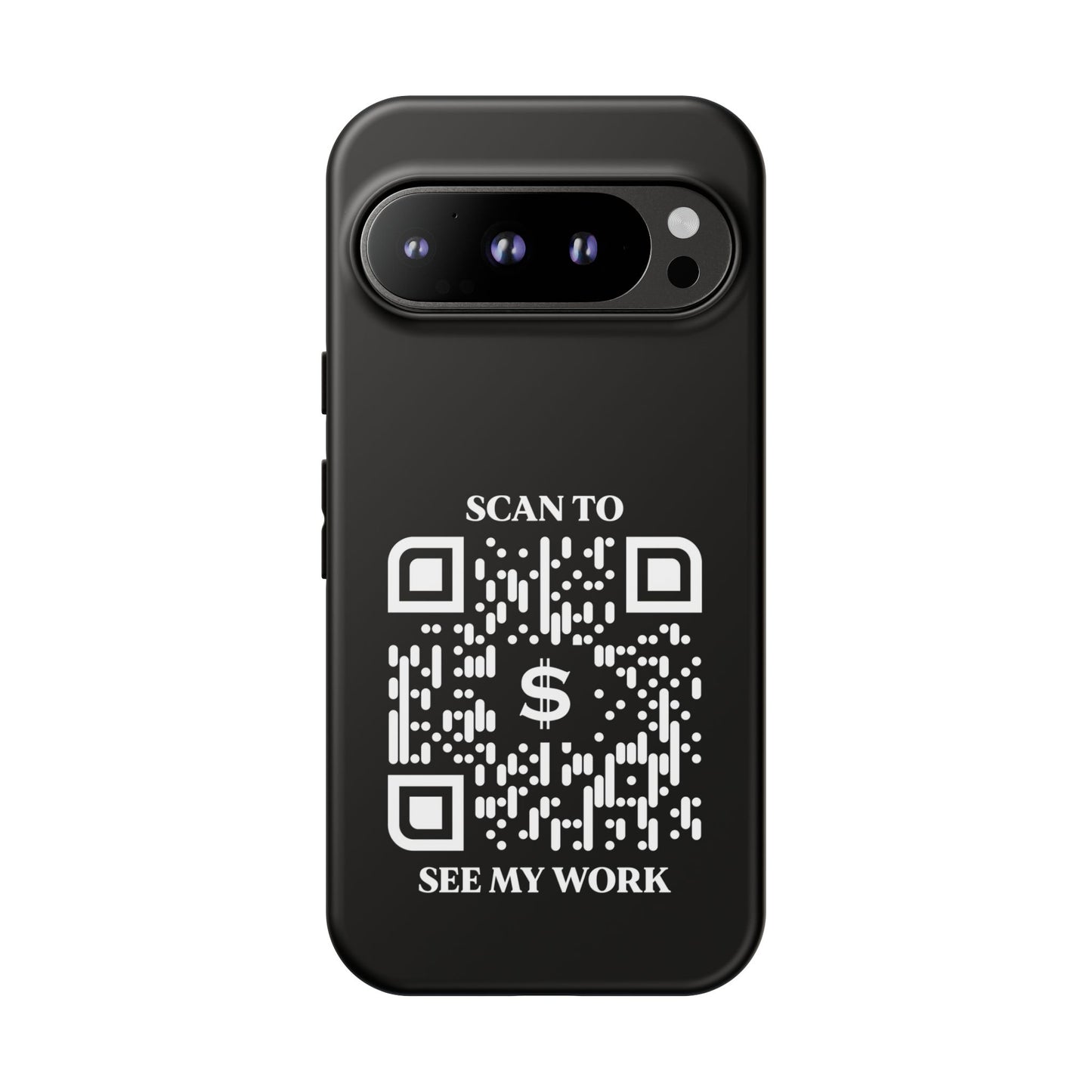 Business & Networking β Tough Case β Black β Scan to See My Work