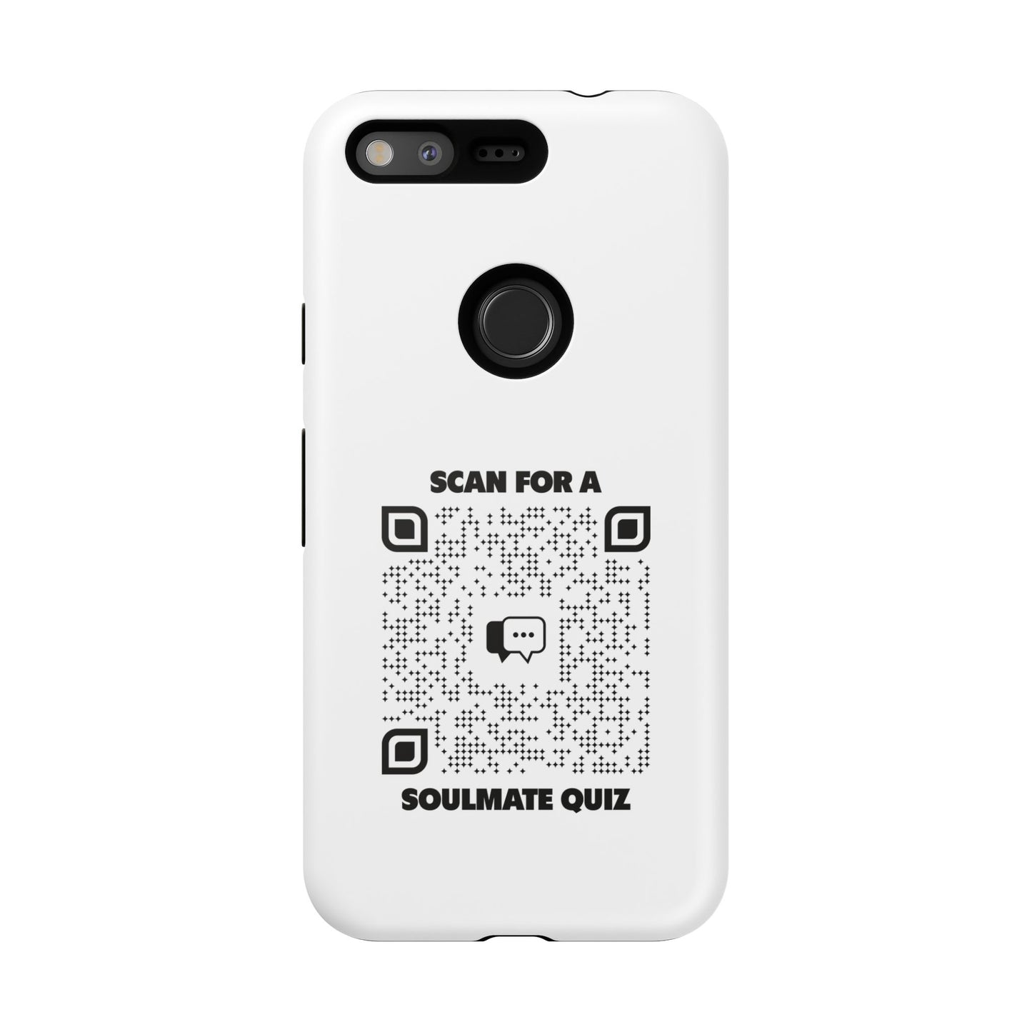 Dating โ Tough Case โ White โ Scan for a Soulmate Quiz