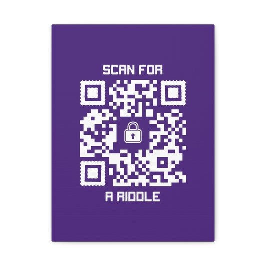 Hidden β Canvas β Purple β Scan for a Riddle