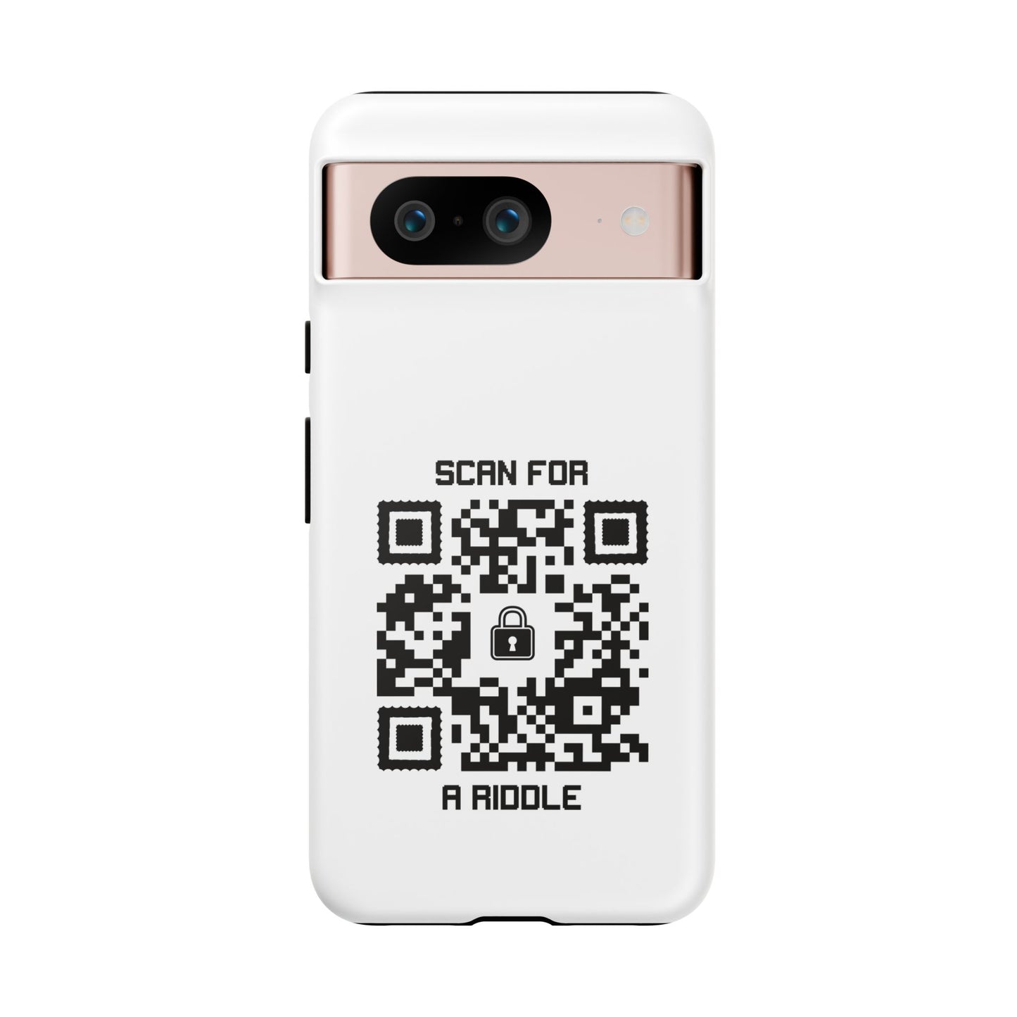 Hidden β Tough Case β White β Scan for a Riddle