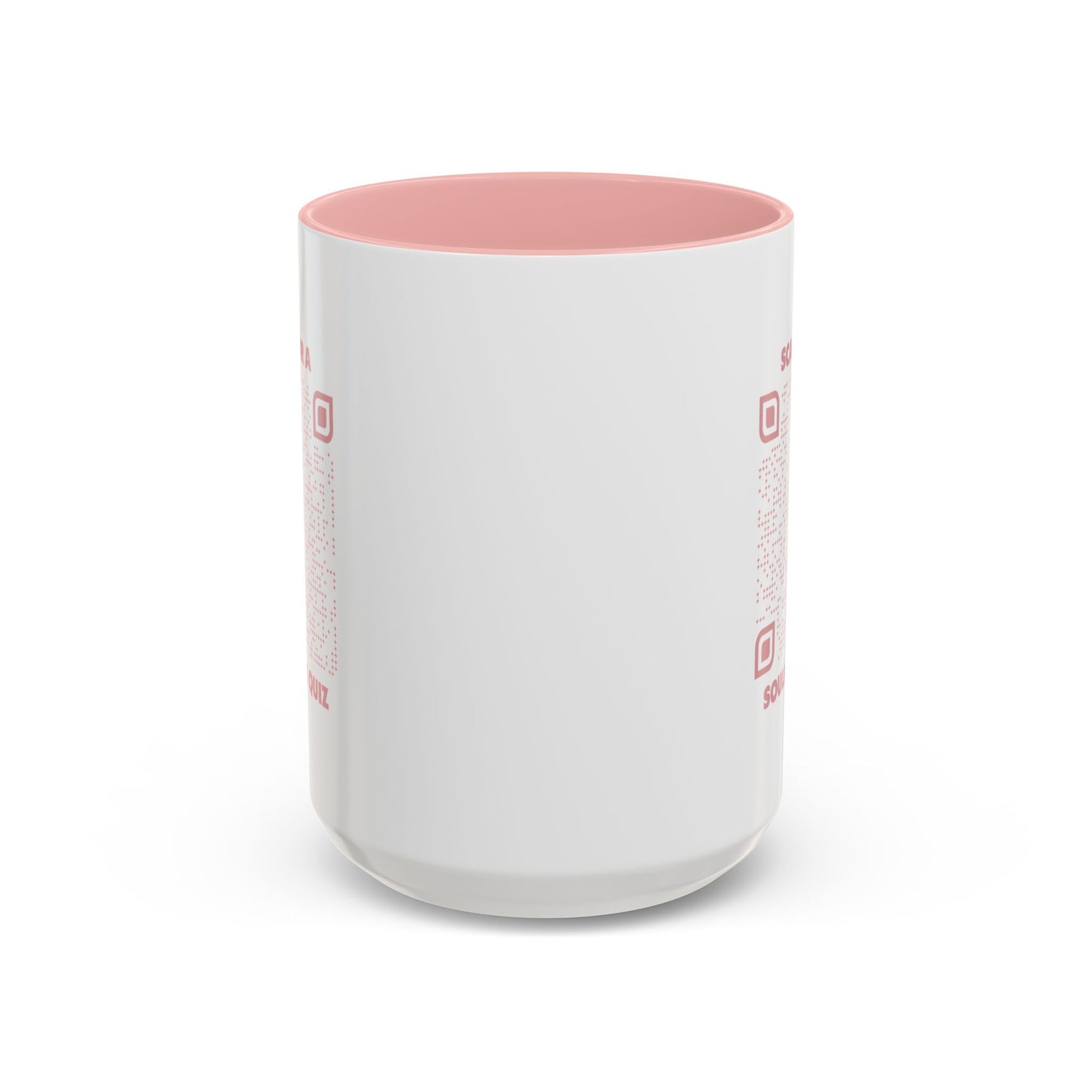 Dating โ Mug โ Pink โ Scan for a Soulmate Quiz