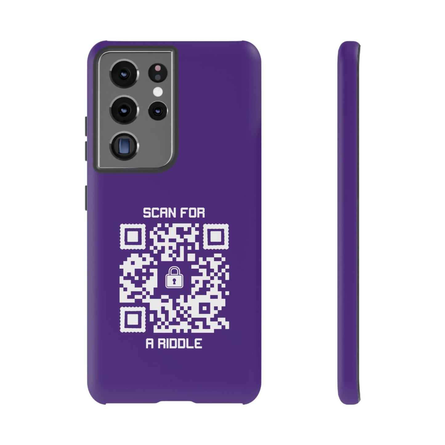Hidden β Tough Case β Purple β Scan for a Riddle