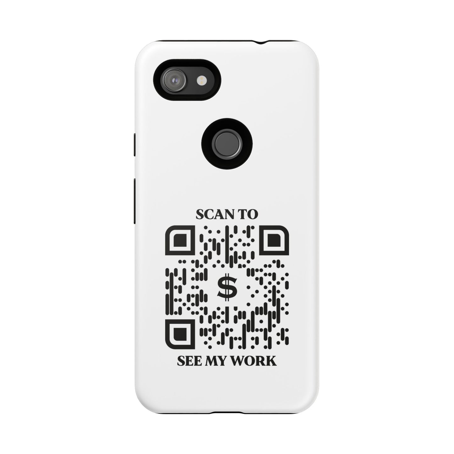 Business & Networking β Tough Case β White β Scan to See My Work