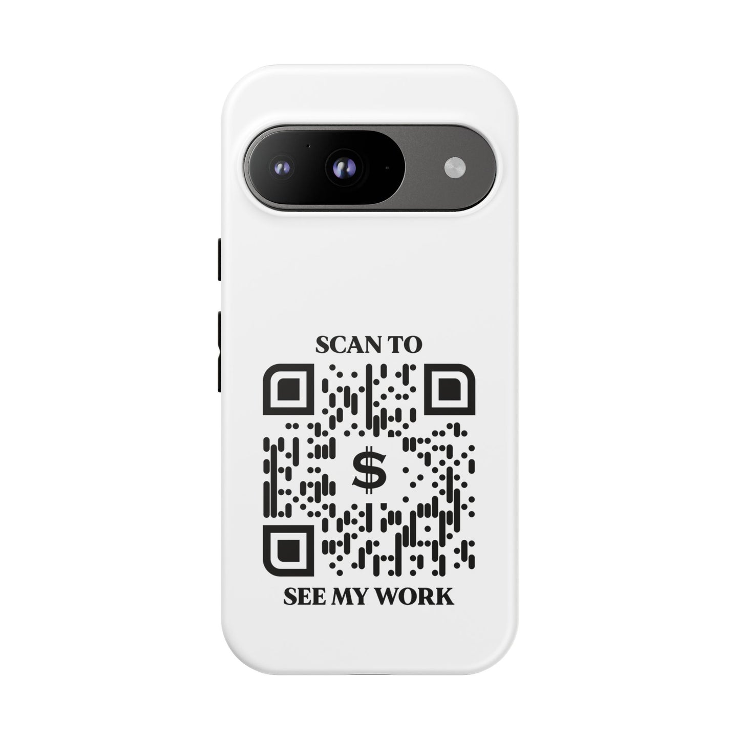 Business & Networking β Tough Case β White β Scan to See My Work