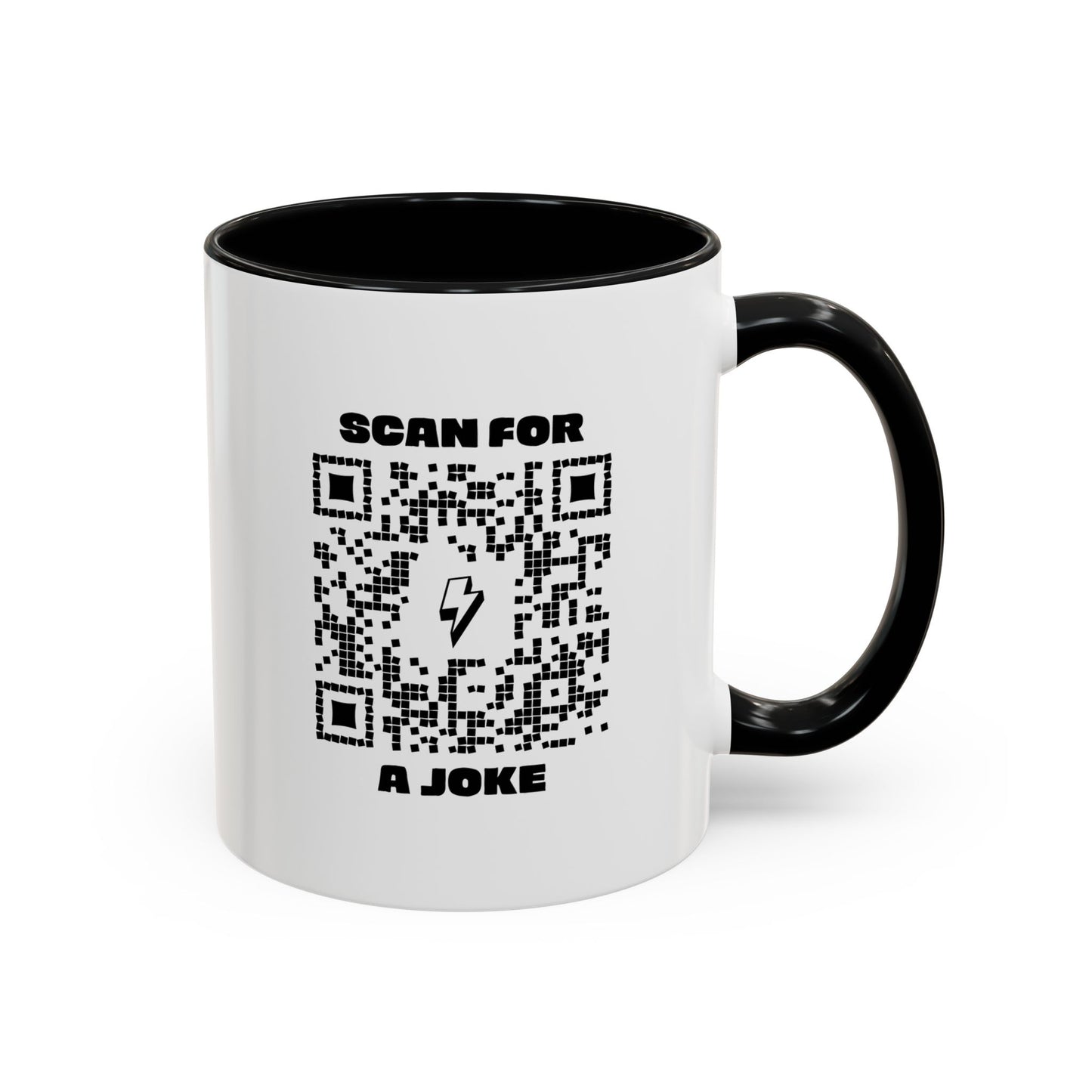 Fun β Mug β Black β Scan for a Joke