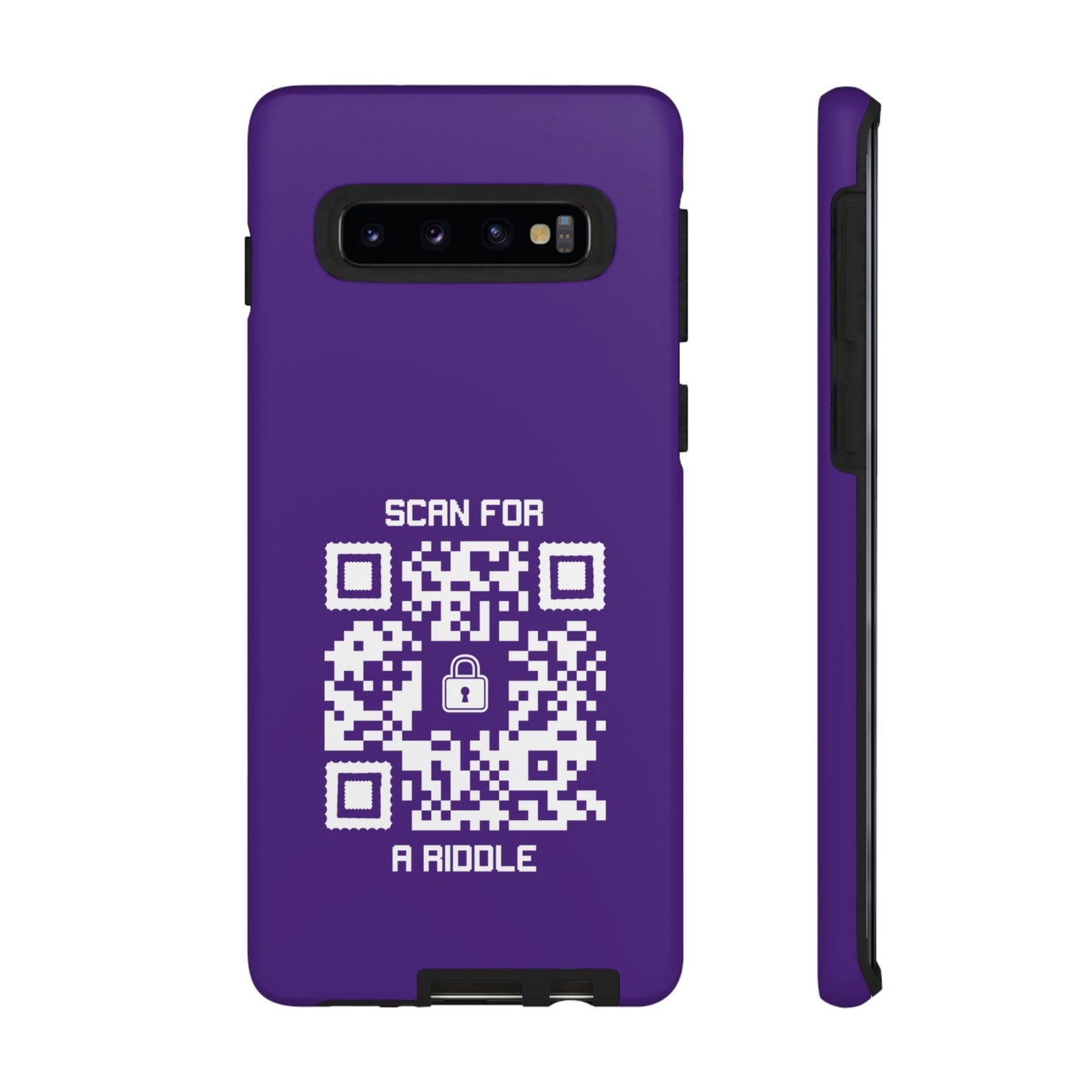 Hidden β Tough Case β Purple β Scan for a Riddle