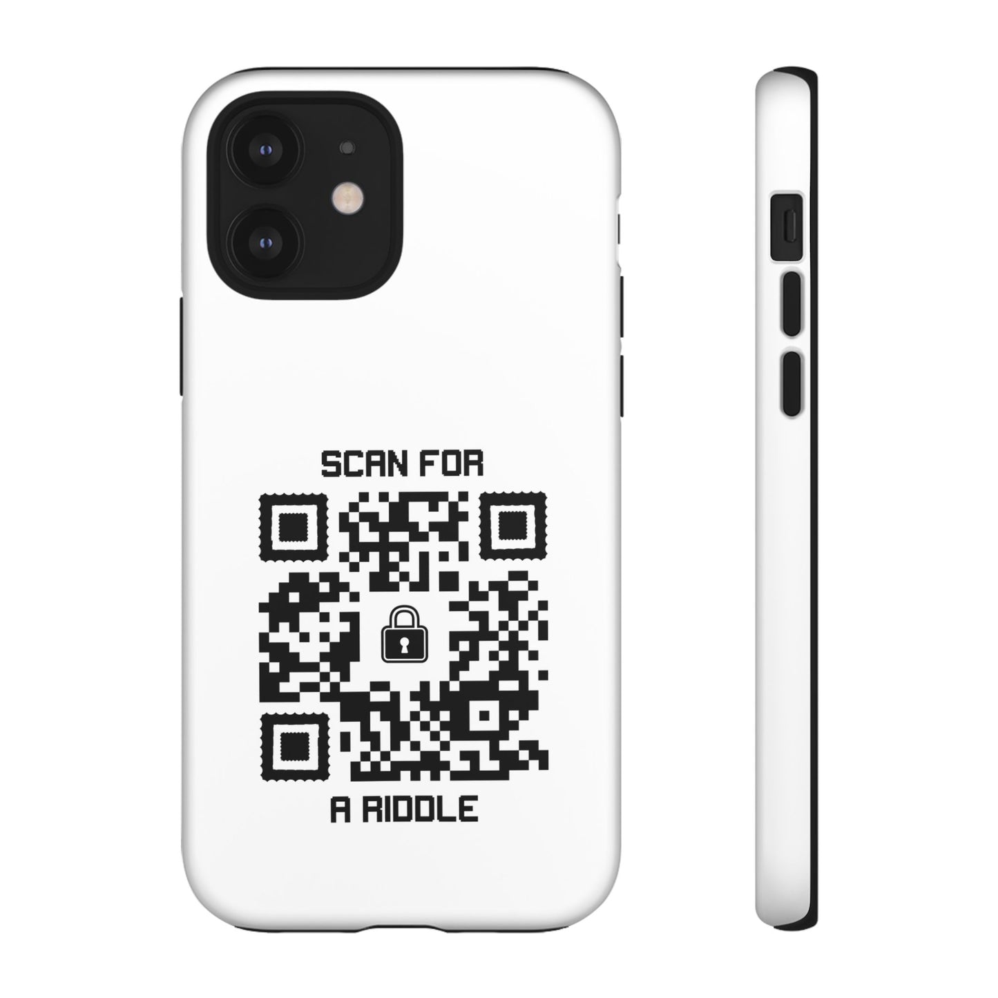 Hidden β Tough Case β White β Scan for a Riddle