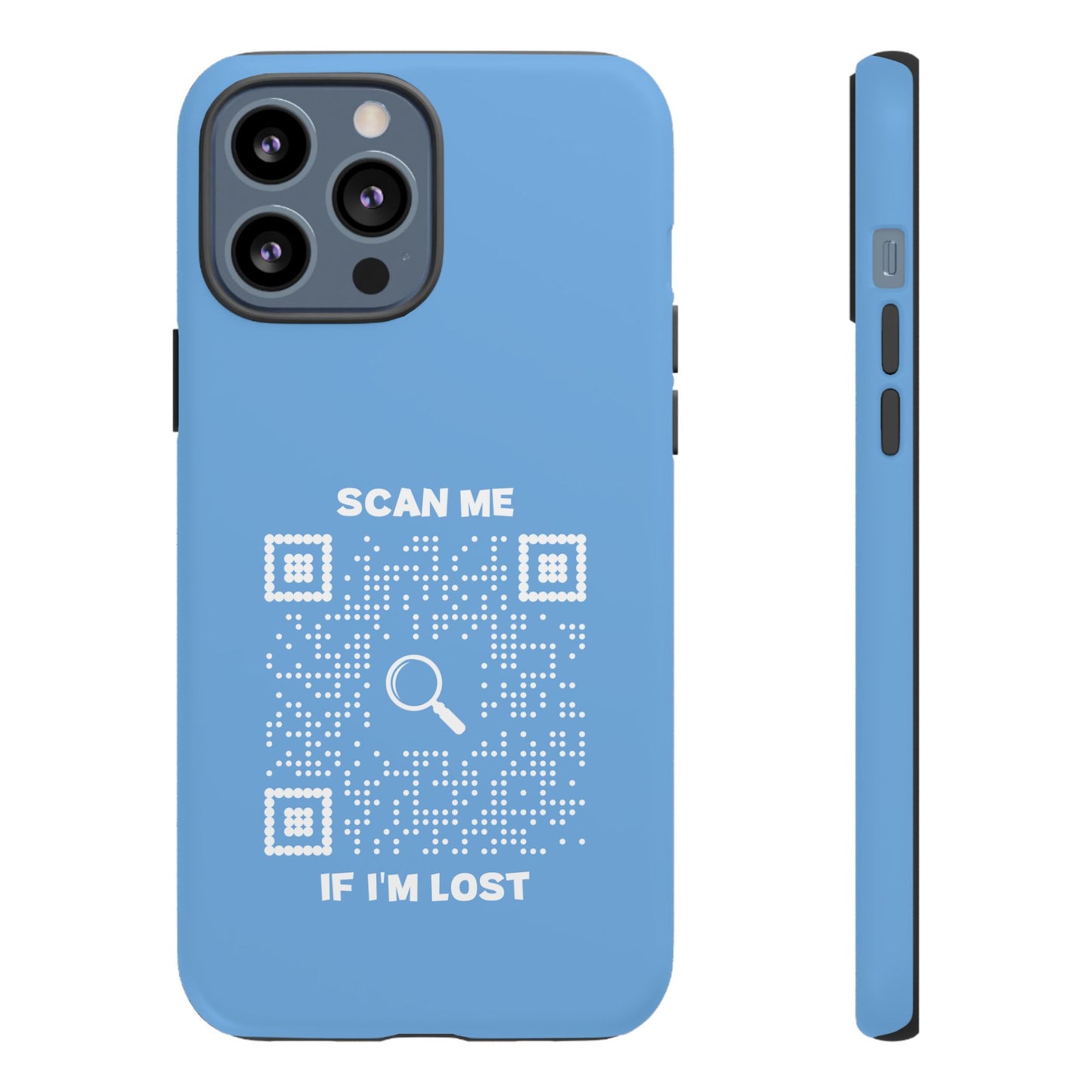Lost & Found β Phone Case β Blue β Scan Me If I'm Lost