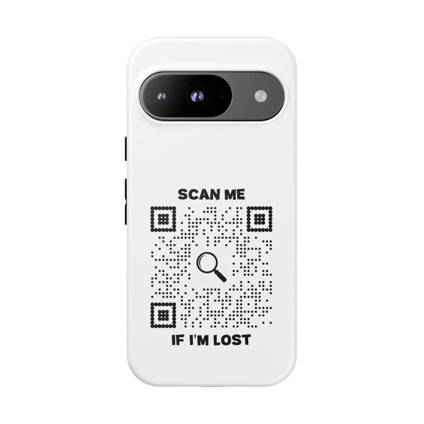Lost & Found β Phone Case β White β Scan Me If I'm Lost