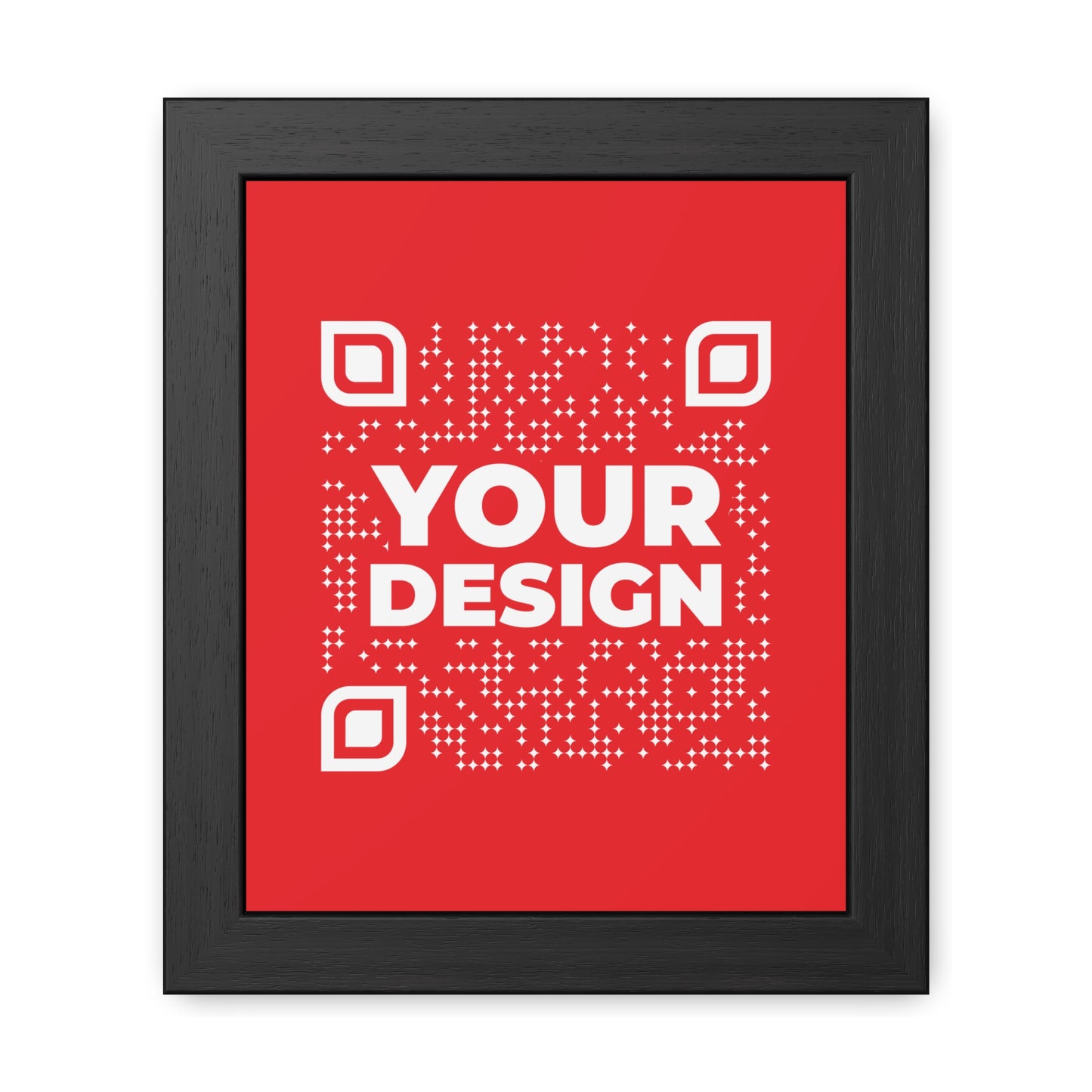 Framed Poster β Red