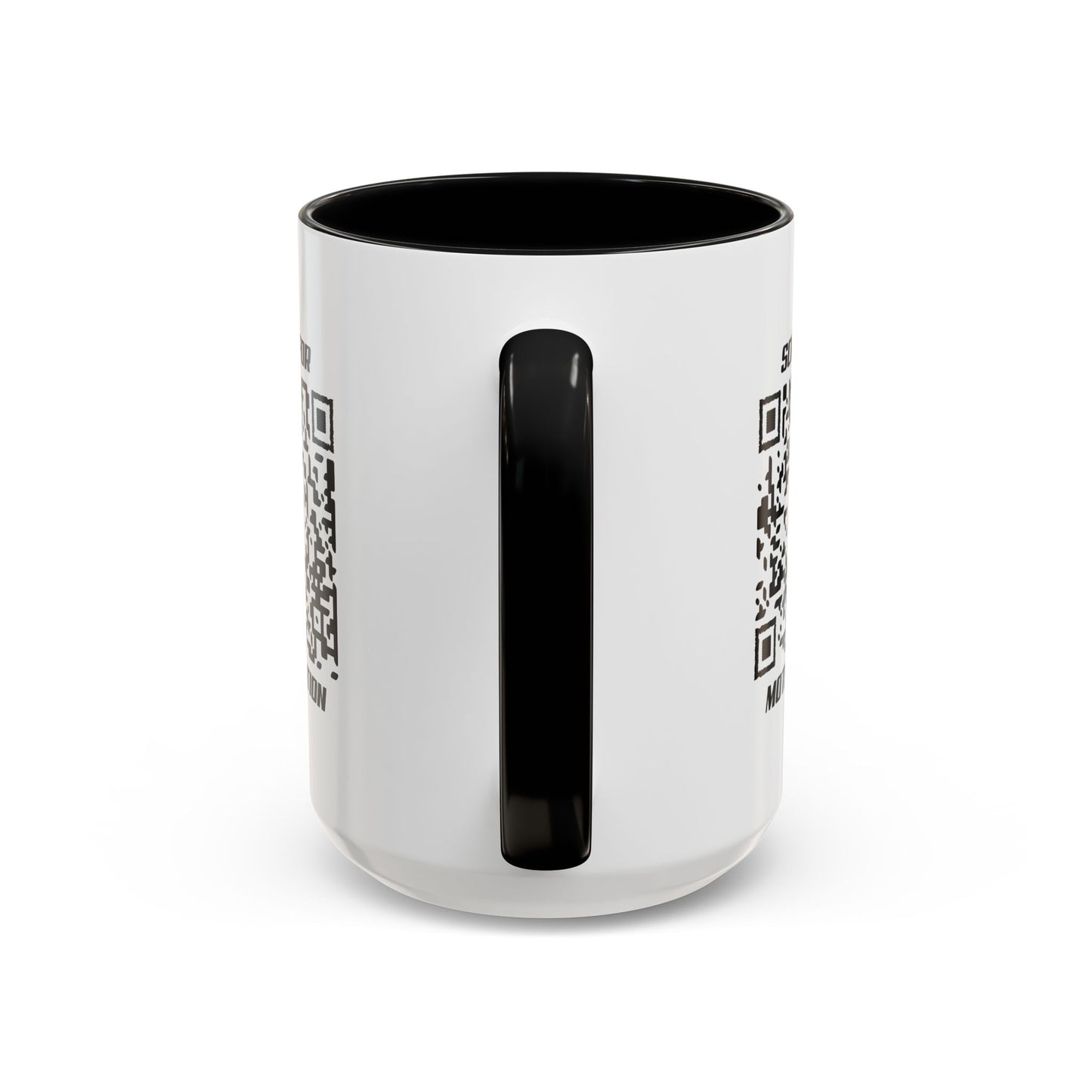 Fitness – Mug – Black – Scan for Motivation