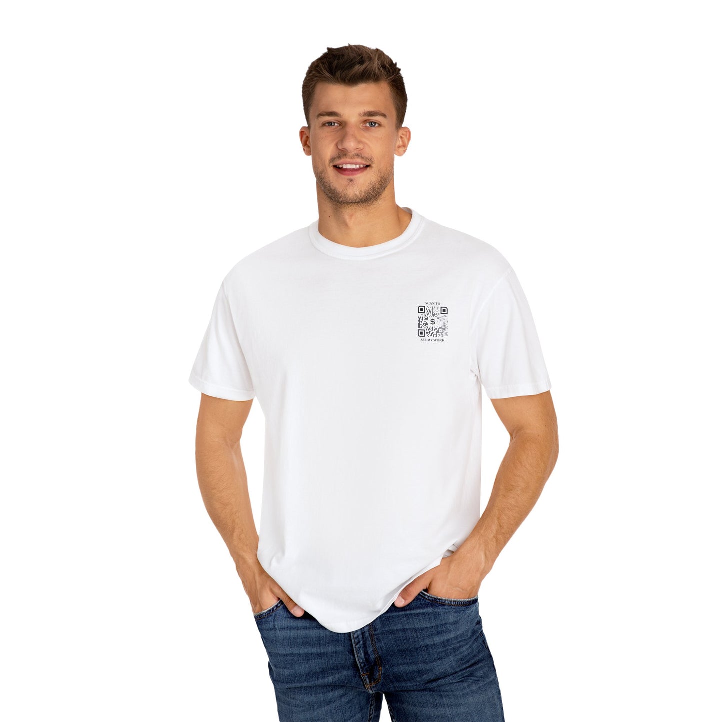 Business & Networking β T-shirt β Scan to See My Work