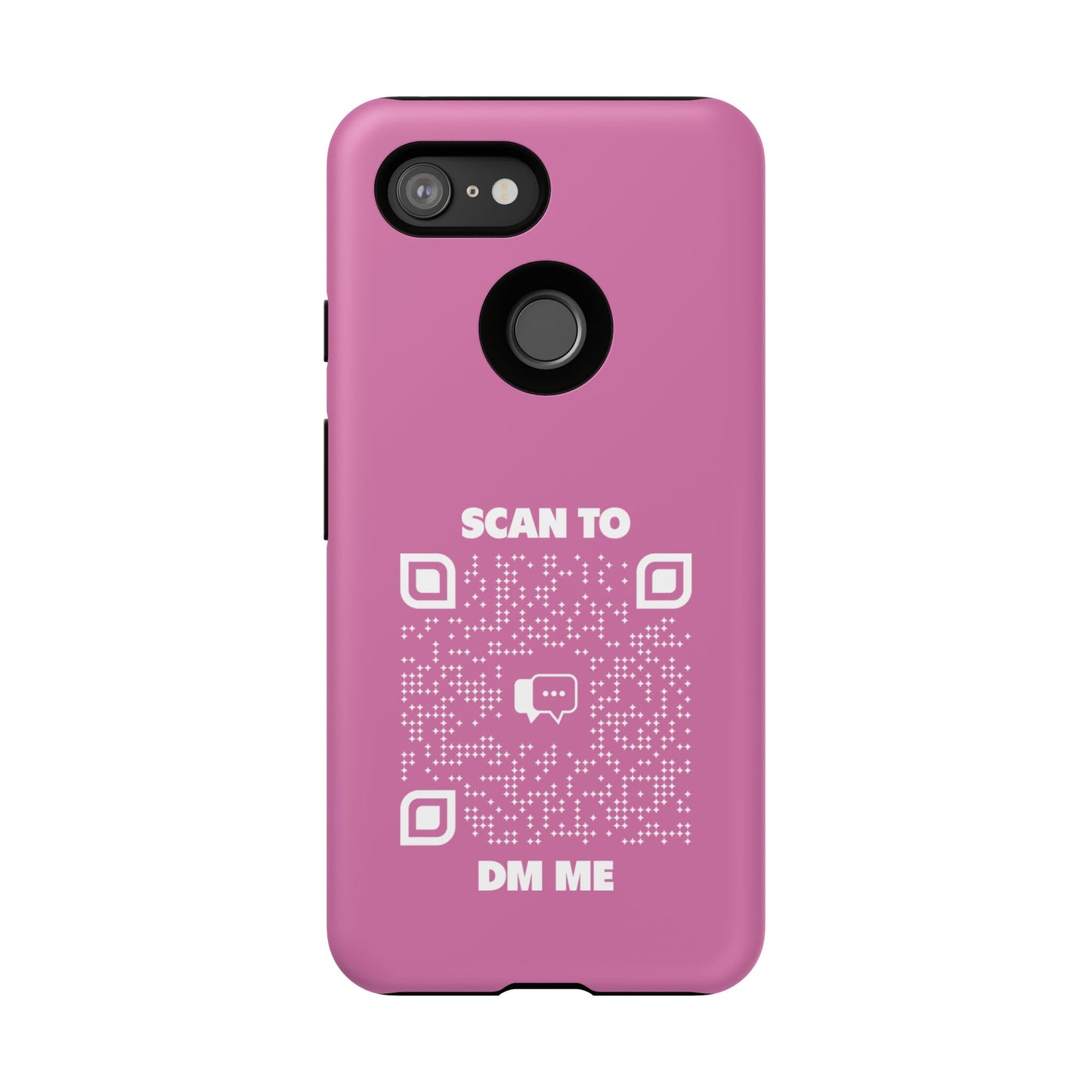 Dating β Tough Case β Pink β Scan to DM Me