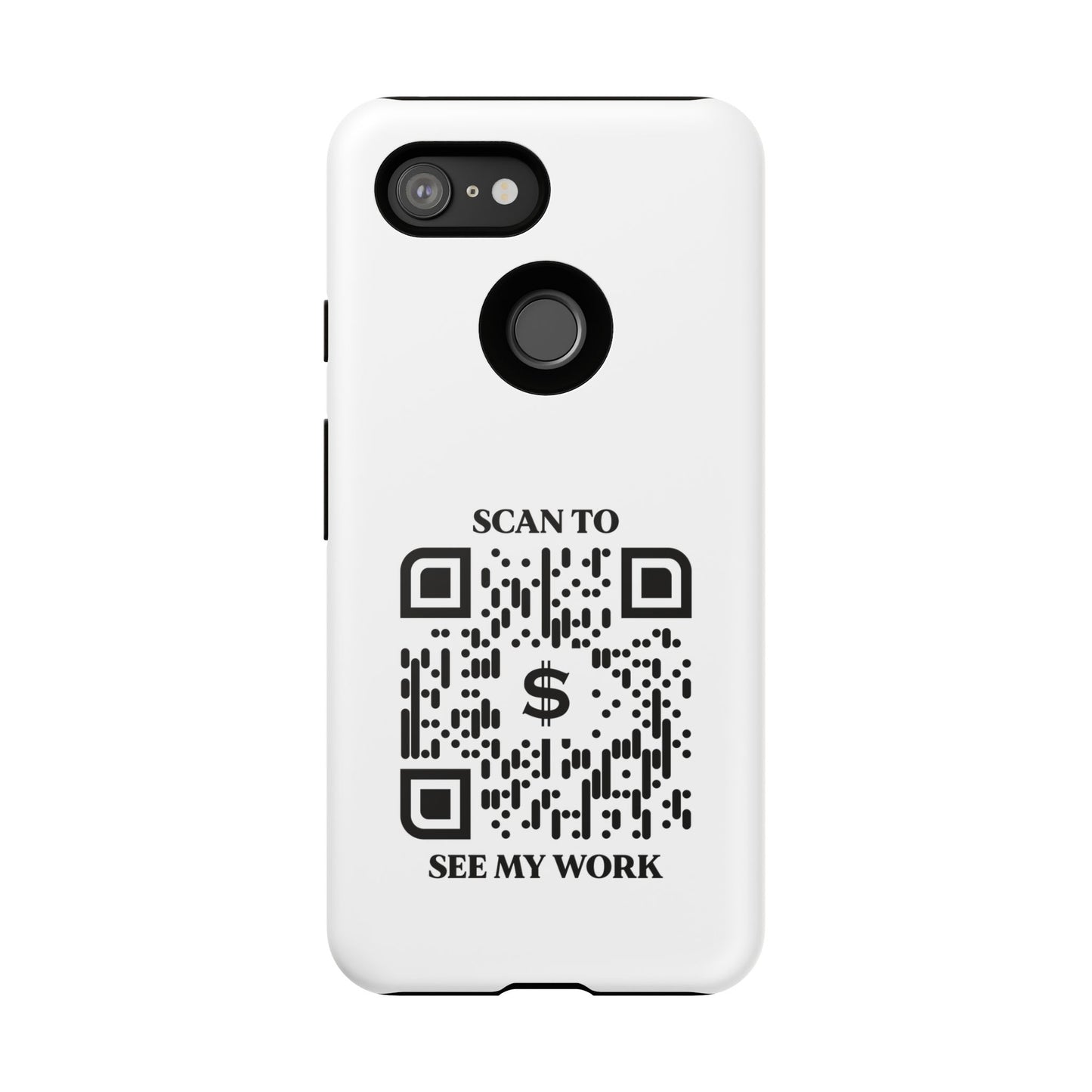 Business & Networking β Tough Case β White β Scan to See My Work