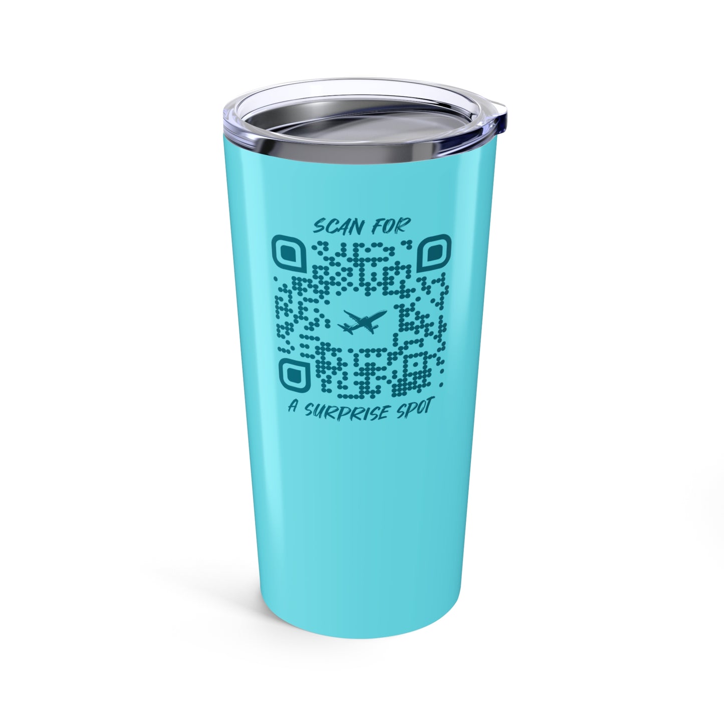 Travel β Tumbler β Blue β Scan for a Surprise Spot