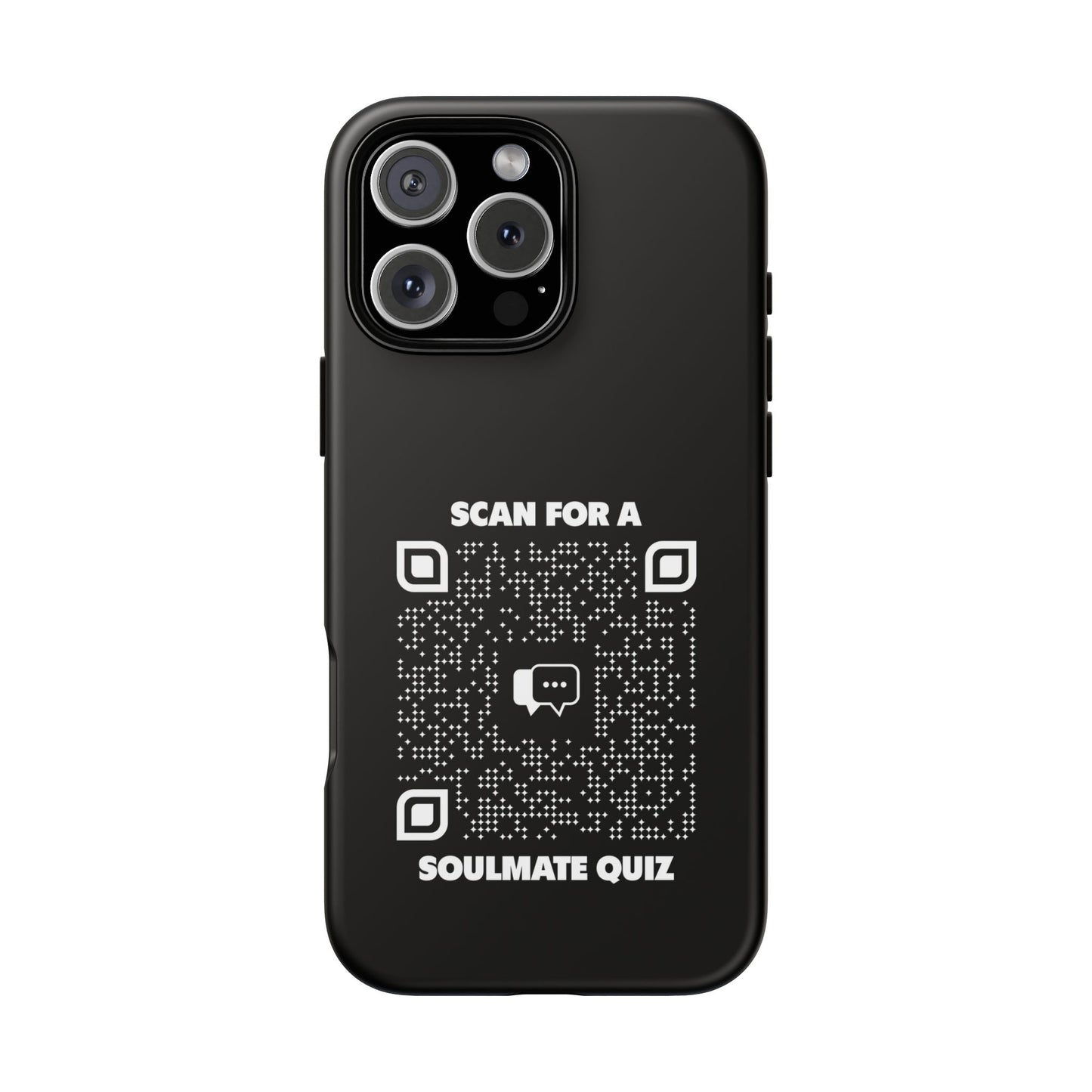 Dating โ Tough Case โ Black โ Scan for a Soulmate Quiz