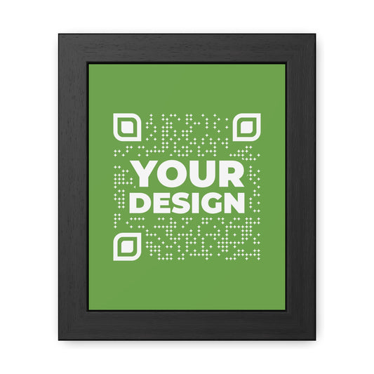 Framed Poster – Green