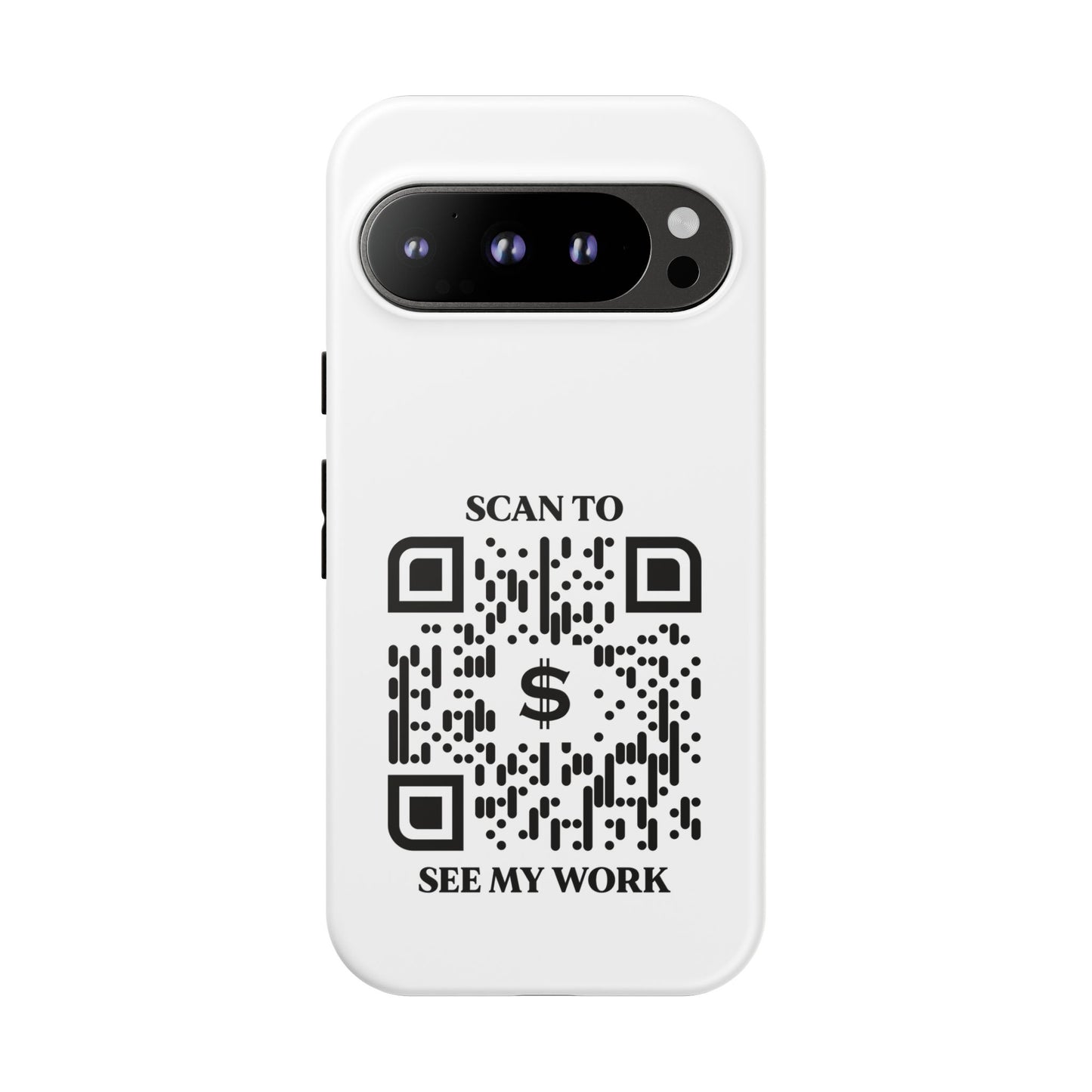 Business & Networking β Tough Case β White β Scan to See My Work