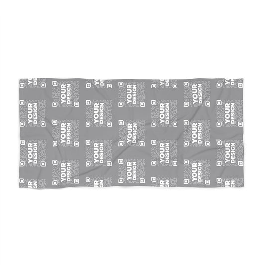 Beach Towel – Grey - QR NATION