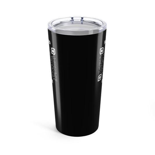 Dating β Tumbler β Black β Scan to DM Me - QR NATION