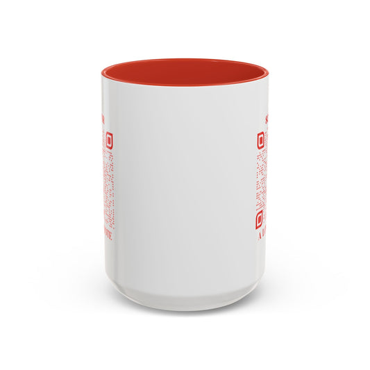 Love – Mug – Red – Scan for a Love Quote - QR NATION