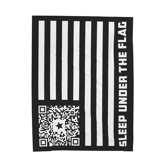 Patriot β Blanket β Black β Sleep Under the Flag - QR NATION