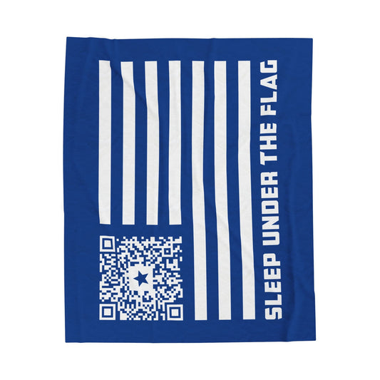 Patriot β Blanket β Dark Blue β Sleep Under the Flag - QR NATION