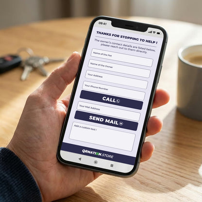 Dog Tag –  Scan Me If I'm Lost