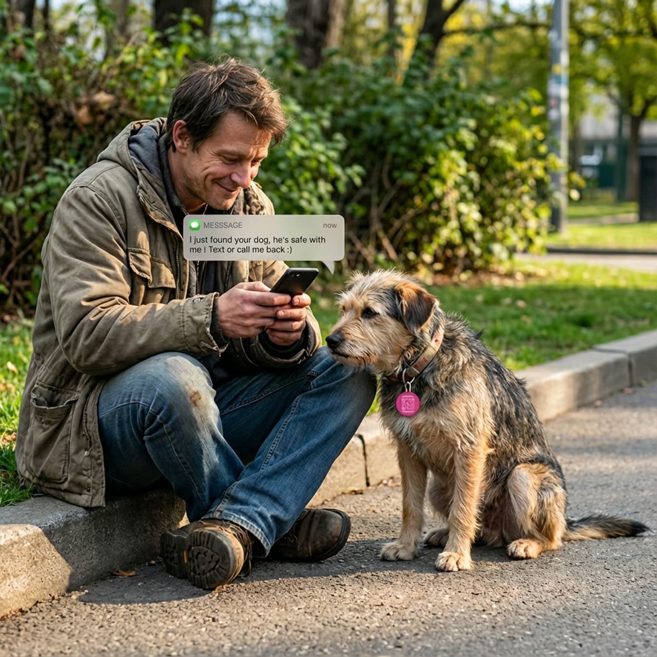 Dog Tag –  Scan Me If I'm Lost