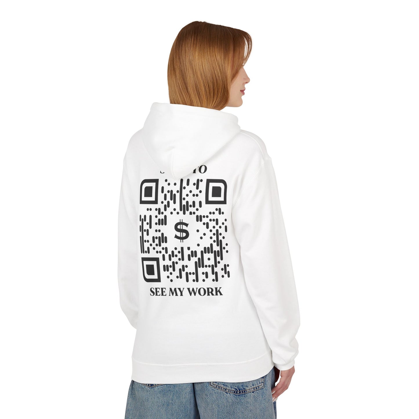 Business & Networking – Hoodie – Scan to See My Work